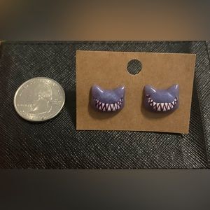 Smiling Cat stud earrings